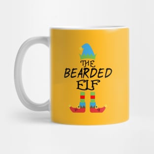 The Bearded Elf Matching Family Group Christmas Party SANTA Mug